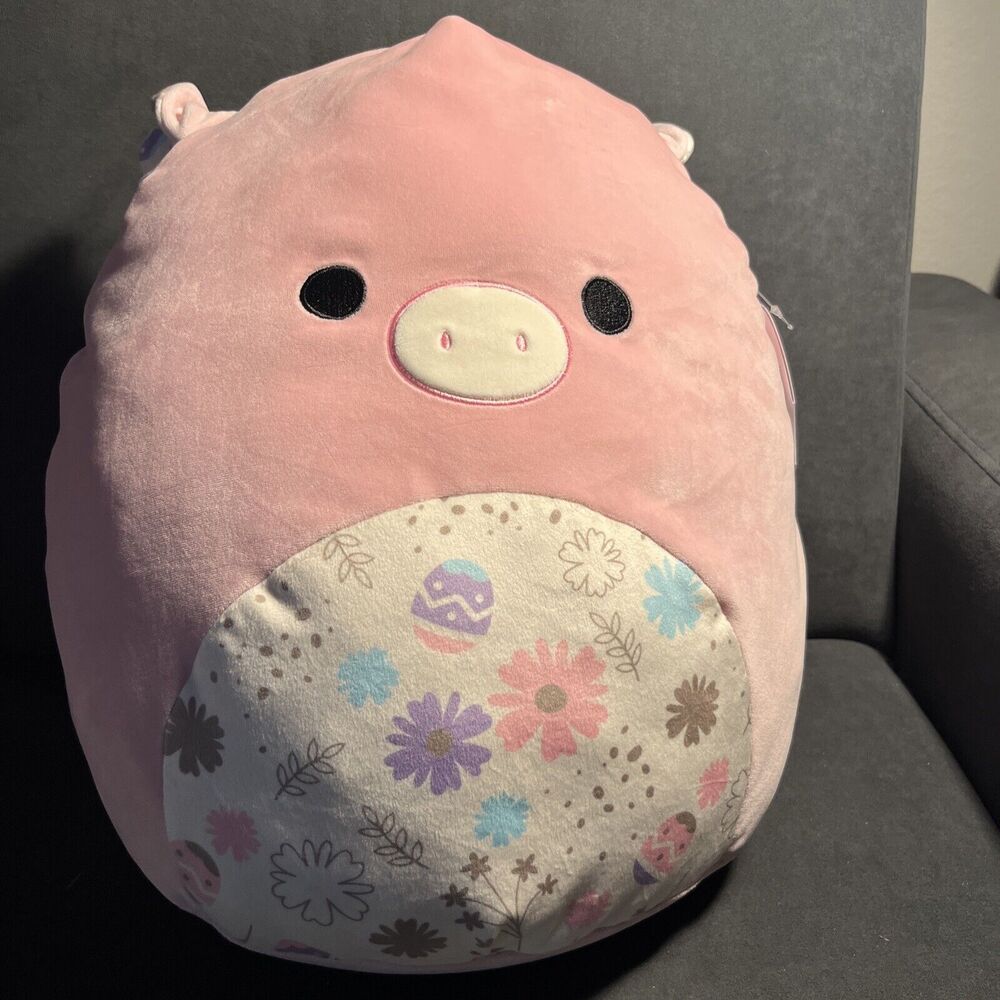 Peter the Pink Pig 14” Squishmallow - Easter Farm Animal Plush
